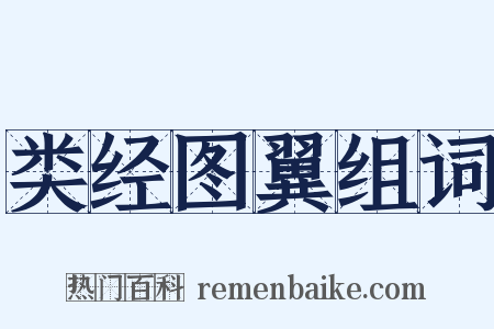 类经图翼组词是什么意思的图片